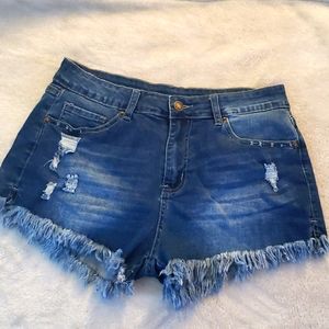 Denim shorts L with stretch